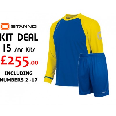 Liga Snr Kit Deal Yellow/Royal